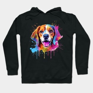 Beagle Ink Splash 2 Hoodie